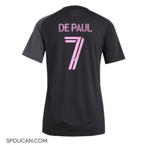 Zenski Nogometni Dres Inter Miami Rodrigo De Paul #7 Gostujuci 2025-26 Kratak Rukav